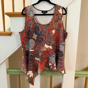 Karen Kane Women's Paisley Sleeveless Top - Multicolor